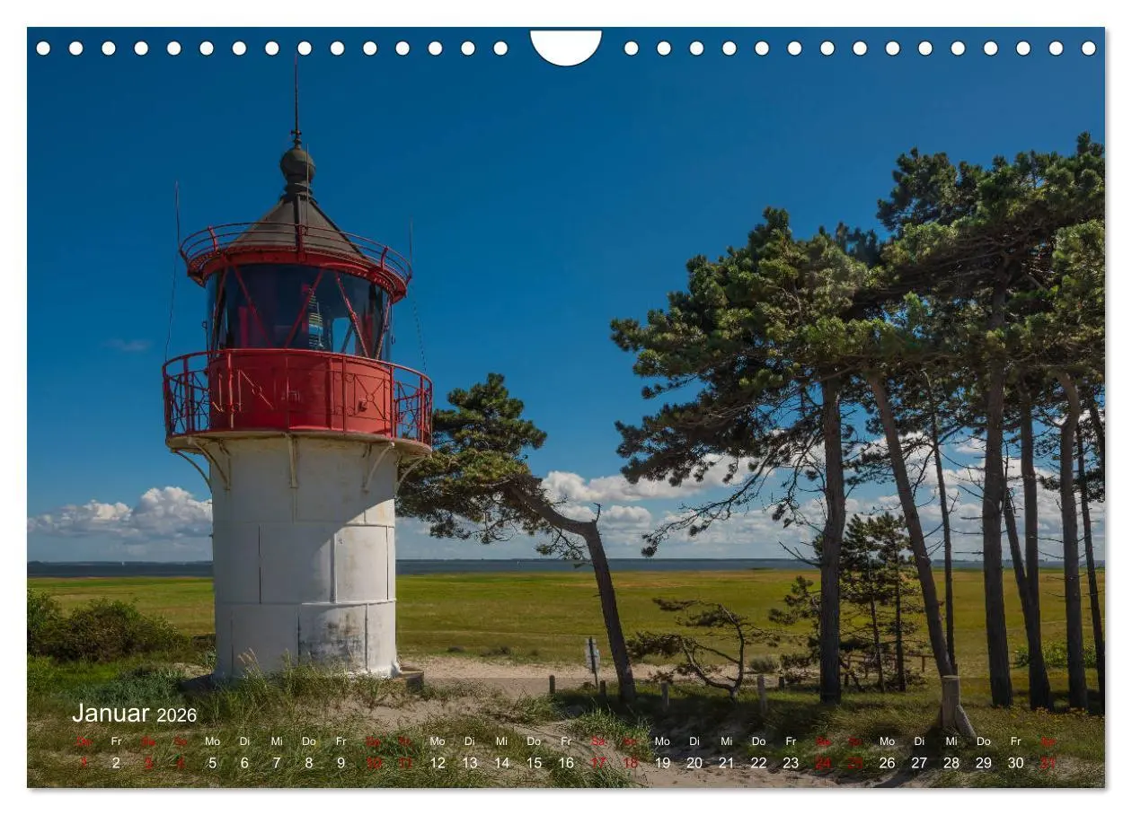 Bild: 9783457831038 | Die schönsten Leuchttürme - Deutsche Ostsee (Wandkalender 2026 DIN...