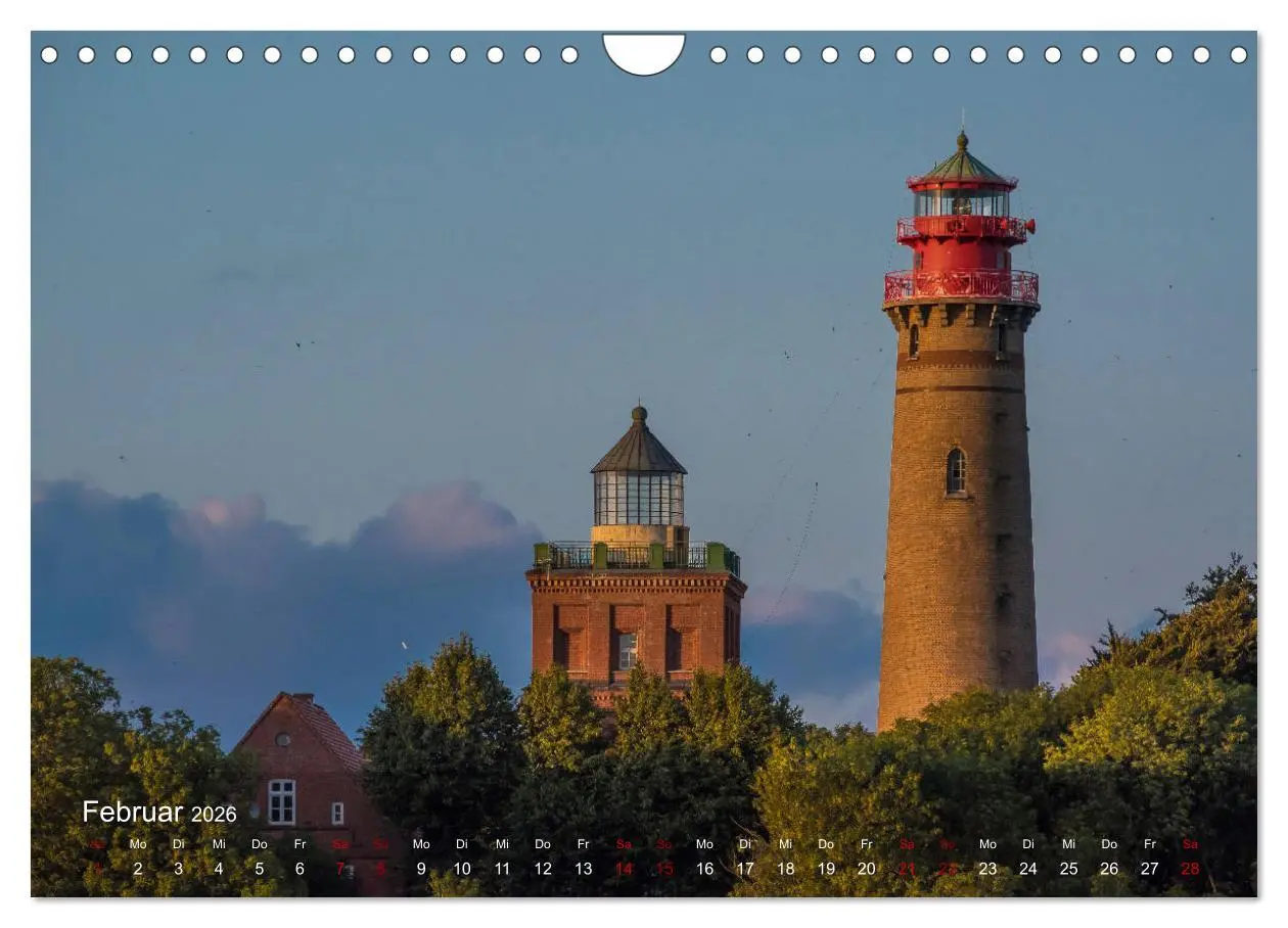 Bild: 9783457831038 | Die schönsten Leuchttürme - Deutsche Ostsee (Wandkalender 2026 DIN...