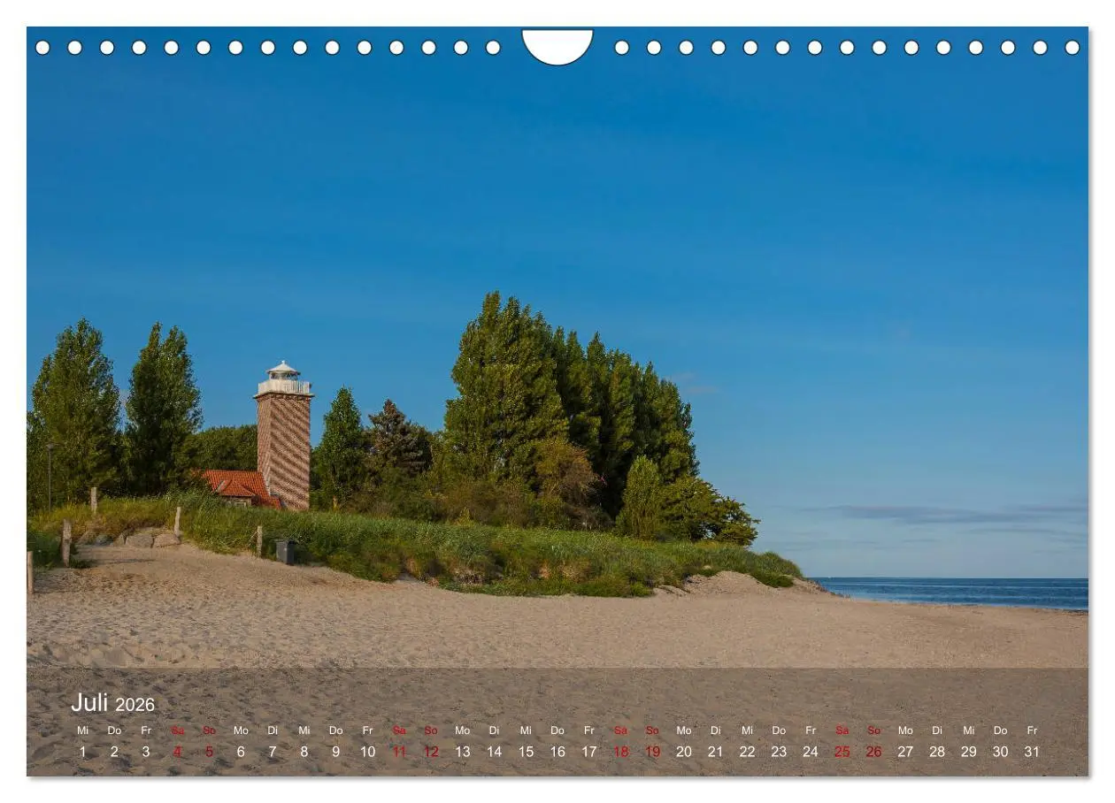 Bild: 9783457831038 | Die schönsten Leuchttürme - Deutsche Ostsee (Wandkalender 2026 DIN...