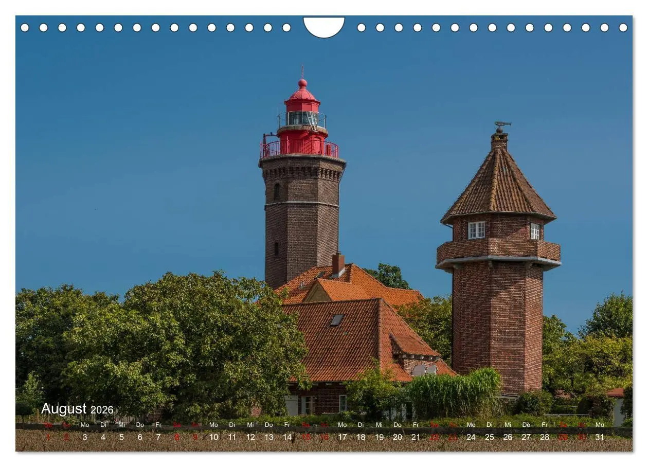 Bild: 9783457831038 | Die schönsten Leuchttürme - Deutsche Ostsee (Wandkalender 2026 DIN...