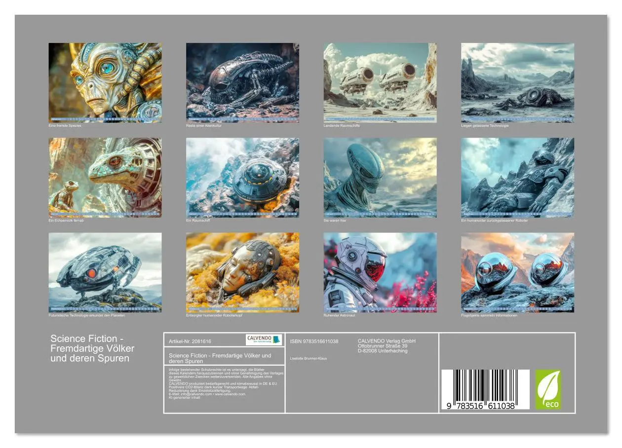 Bild: 9783516611038 | Science Fiction - Fremdartige Völker und deren Spuren (Wandkalender...