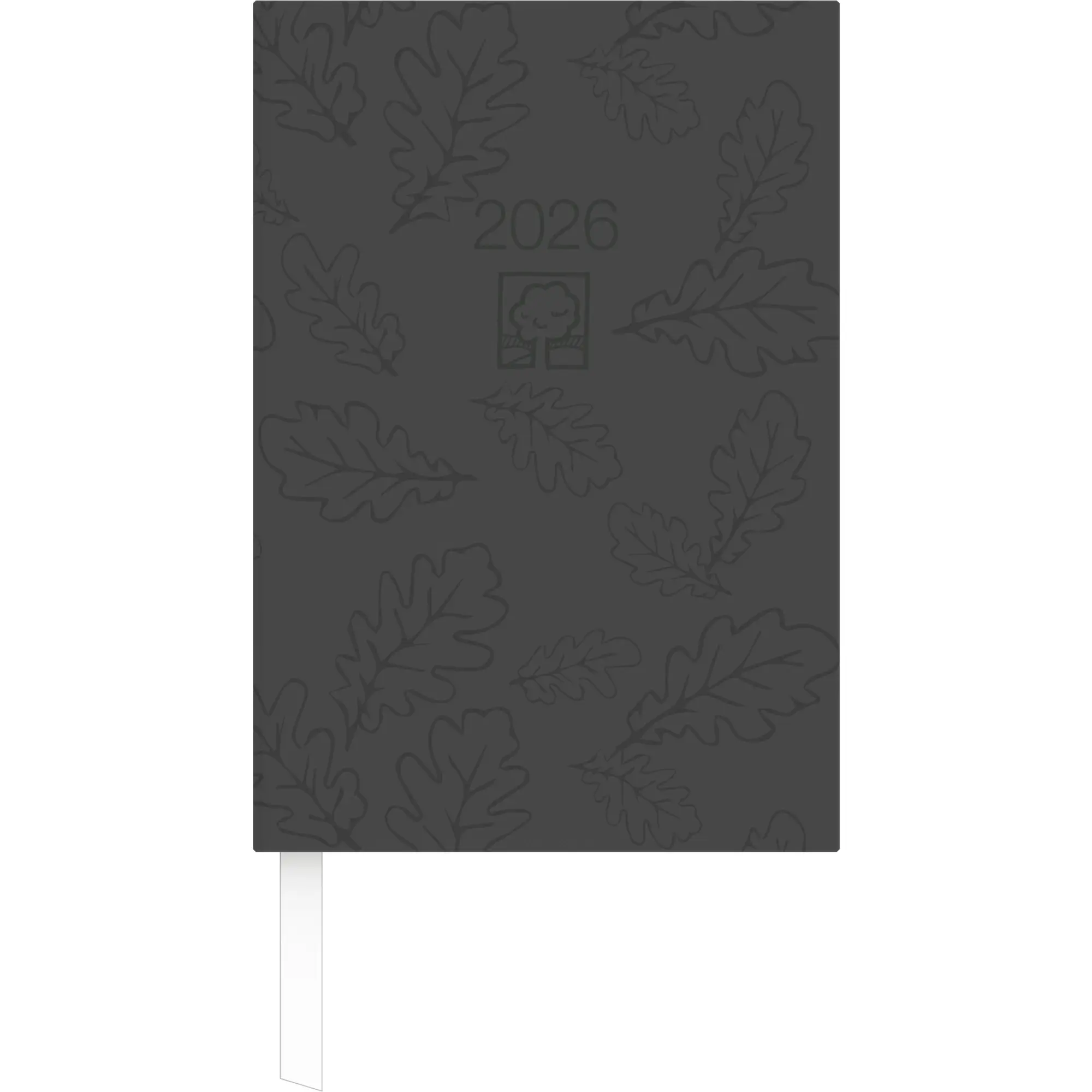 Cover: 4069095001138 | Wochenbuch anthrazit 2026 - Bürokalender 14,6x21 cm - 1 Woche auf 2...