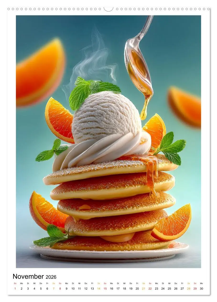 Bild: 9783516601138 | Lecker Eis (Wandkalender 2026 DIN A2 hoch), CALVENDO Monatskalender