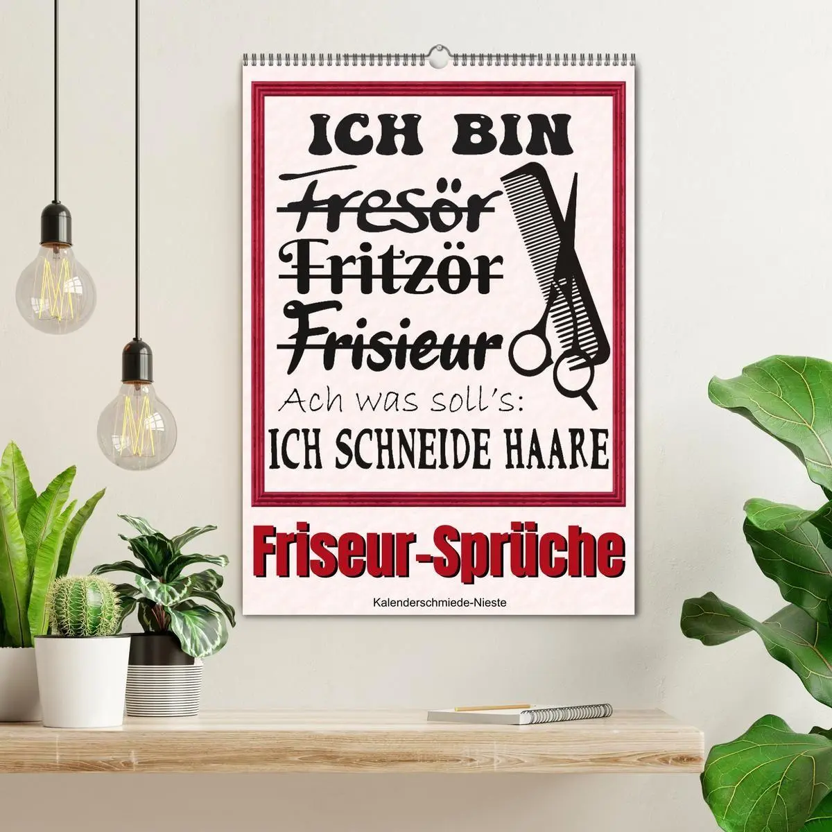 Bild: 9783569481138 | Friseur-Sprüche (Wandkalender 2027 DIN A2 hoch), CALVENDO...