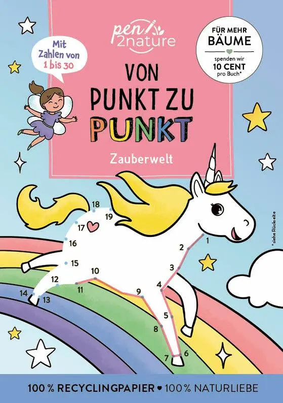 Cover: 9783987641138 | Von Punkt zu Punkt Zauberwelt. Mit Zahlen von 1 bis 30. | Barwinska