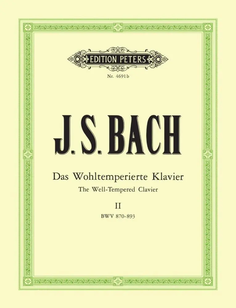 Cover: 9790014031138 | Das Wohltemperierte Klavier II, BWV 870-893. Bd.2 | Bach | Buch | 2001