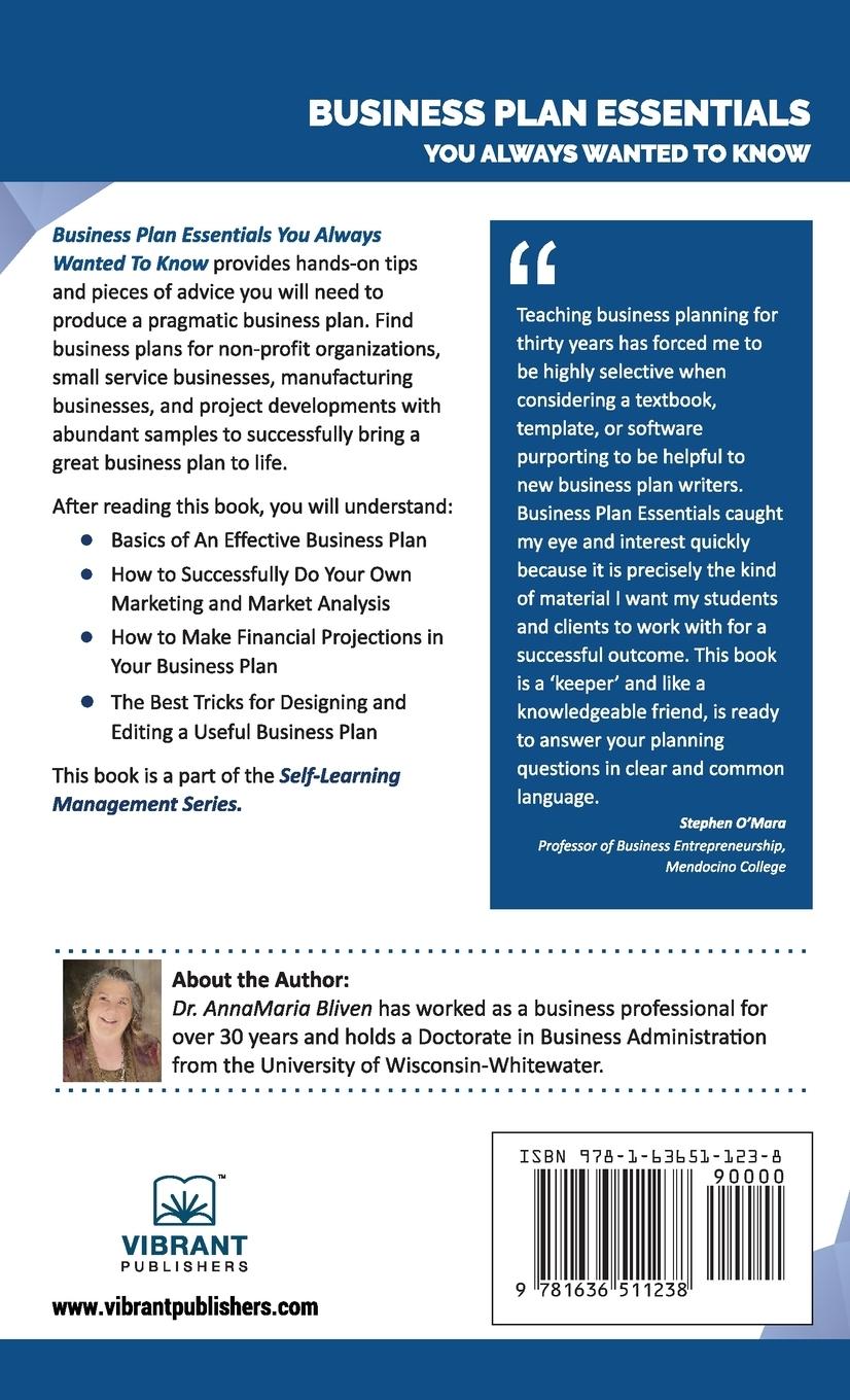 Rückseite: 9781636511238 | Business Plan Essentials You Always Wanted To Know | Buch | Englisch