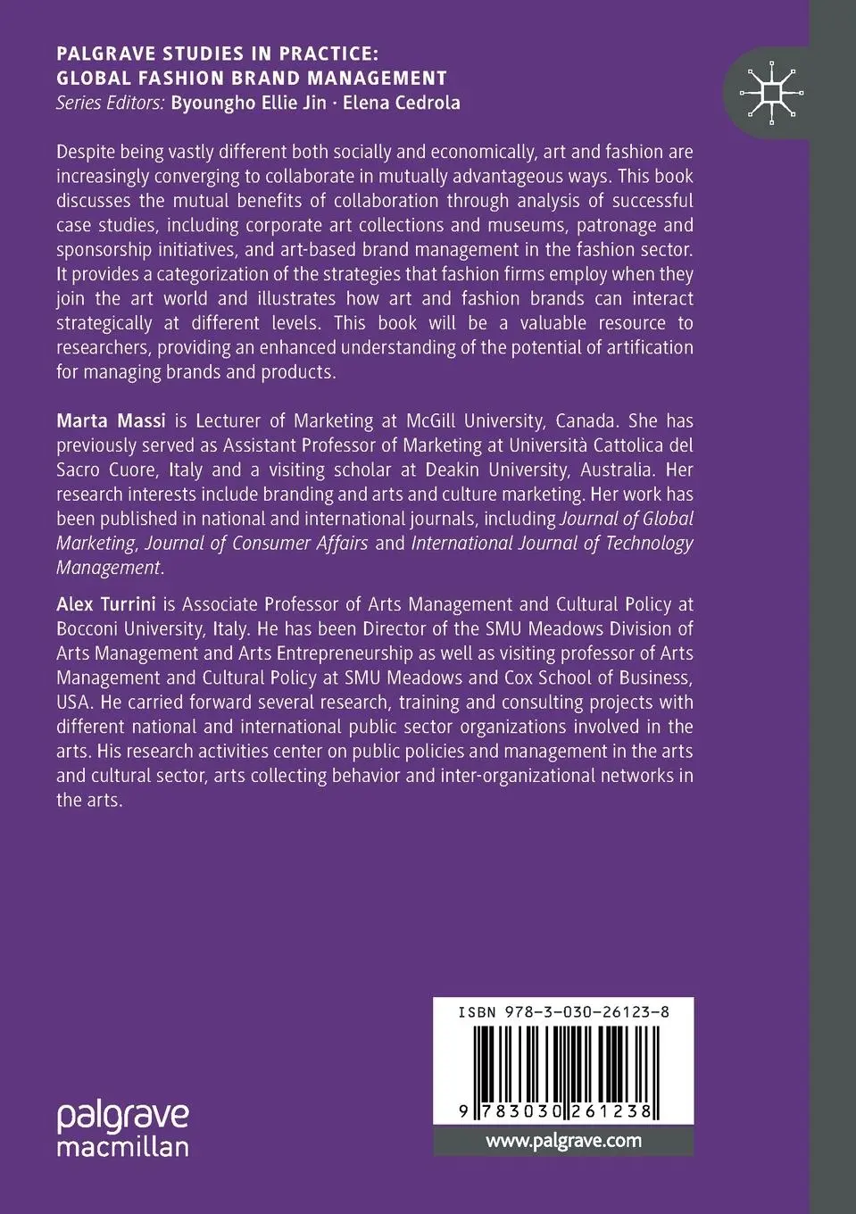 Rückseite: 9783030261238 | The Artification of Luxury Fashion Brands | Marta Massi (u. a.) | Buch