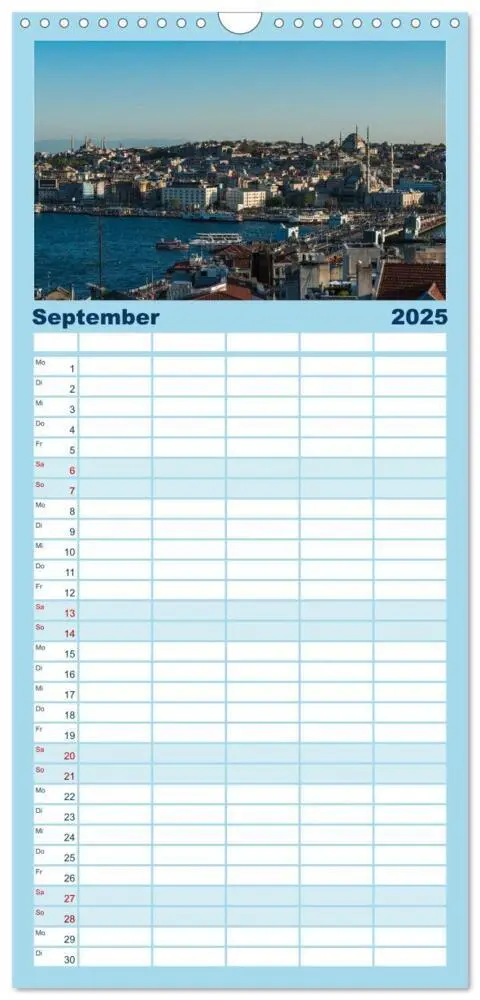 Bild: 9783457121238 | Familienplaner 2025 - Istanbul - Stadt am Bosporus mit 5 Spalten...