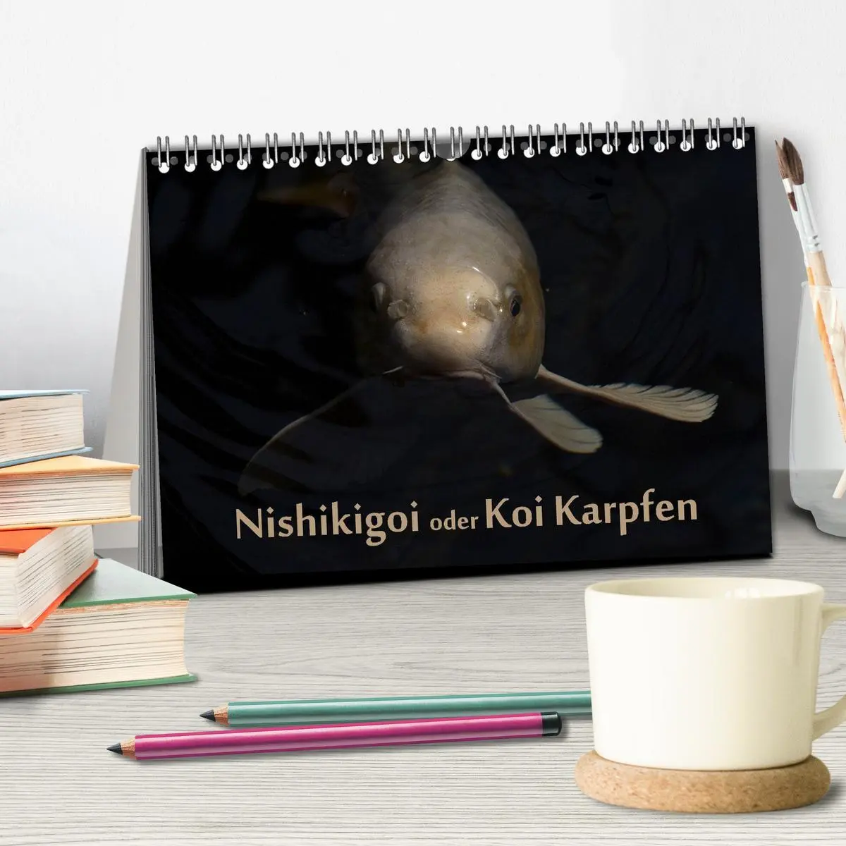 Bild: 9783516141238 | Nishikigoi oder Koi Karpfen (Tischkalender 2026 DIN A5 quer),...