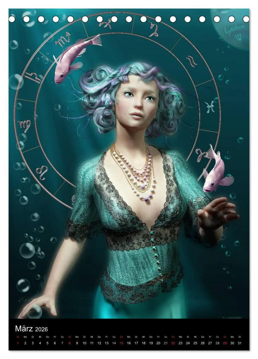 Bild: 9783516451238 | Unter Sternen geboren - Fantasy Tierkreis im Zeichen der Frau...