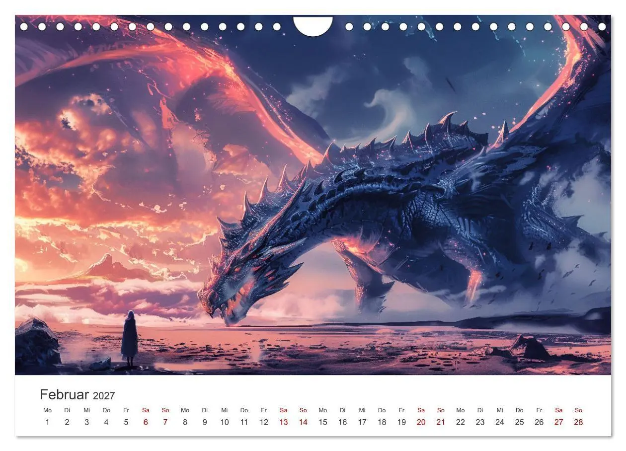 Bild: 9783569161238 | Das Jahr der Drachen (Wandkalender 2027 DIN A4 quer), CALVENDO...