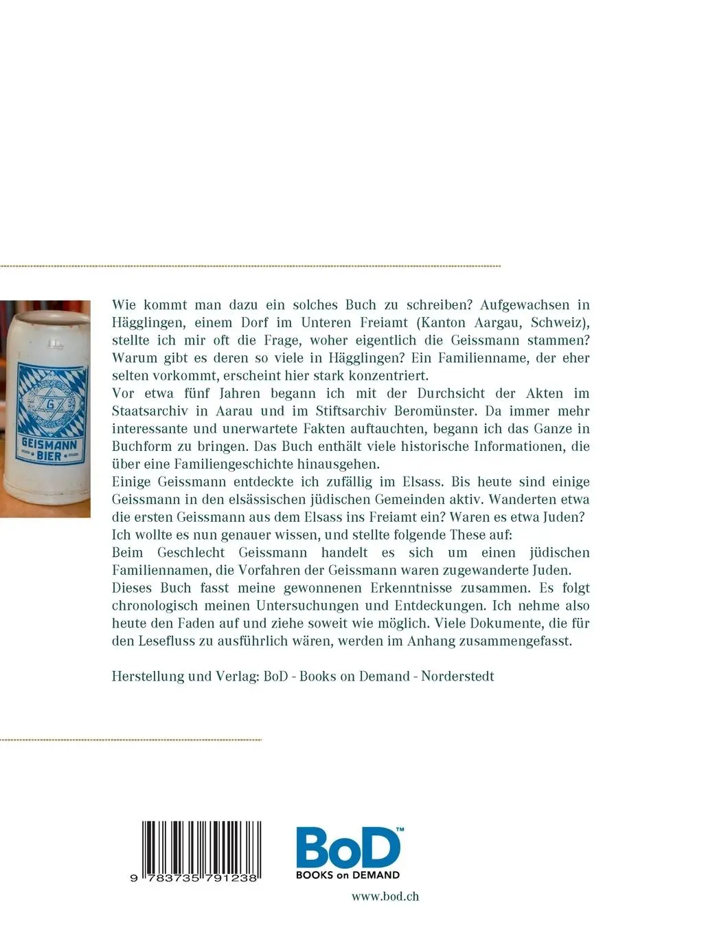 Rückseite: 9783735791238 | Juden gibt es hier nicht | Werner Geissmann | Taschenbuch | 264 S.