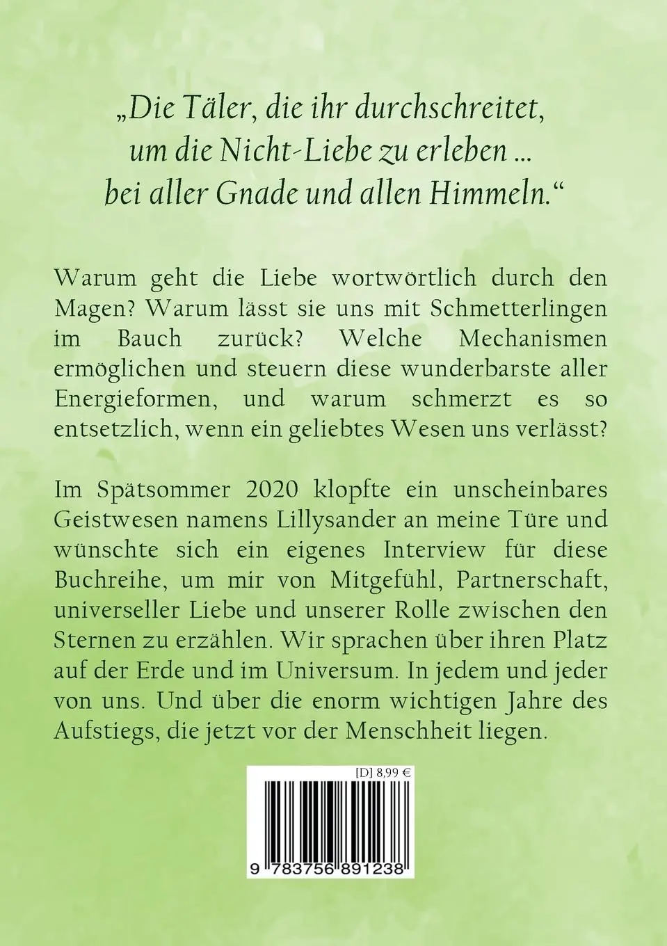 Rückseite: 9783756891238 | Das Wissen der Liebe | Band 4 der Spirit Scribe Journale | Scribe