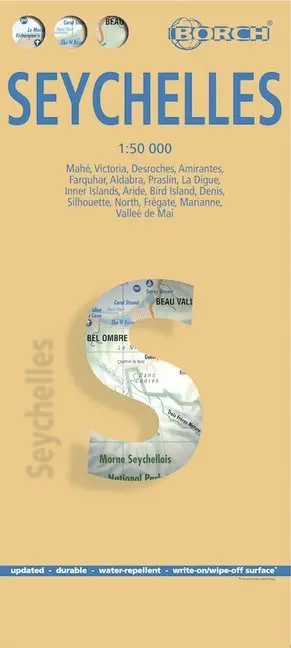 Cover: 9783866091238 | Seychellen 1 : 50 000 | (Land-)Karte | Borch Maps | 2 S. | Deutsch