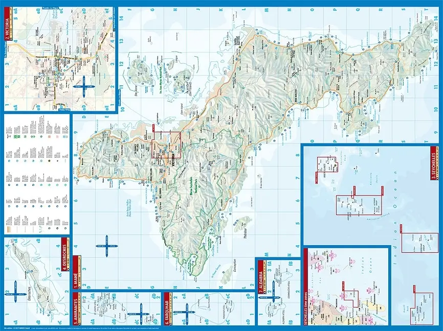 Bild: 9783866091238 | Seychellen 1 : 50 000 | (Land-)Karte | Borch Maps | 2 S. | Deutsch