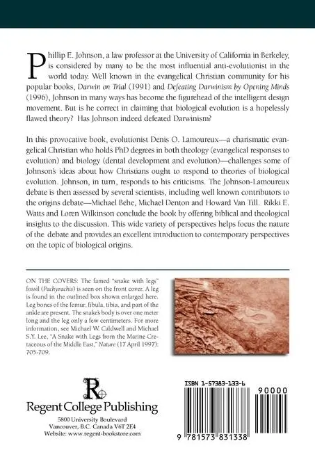 Rückseite: 9781573831338 | Darwinism Defeated? | Phillip E. Johnson (u. a.) | Taschenbuch | 1999