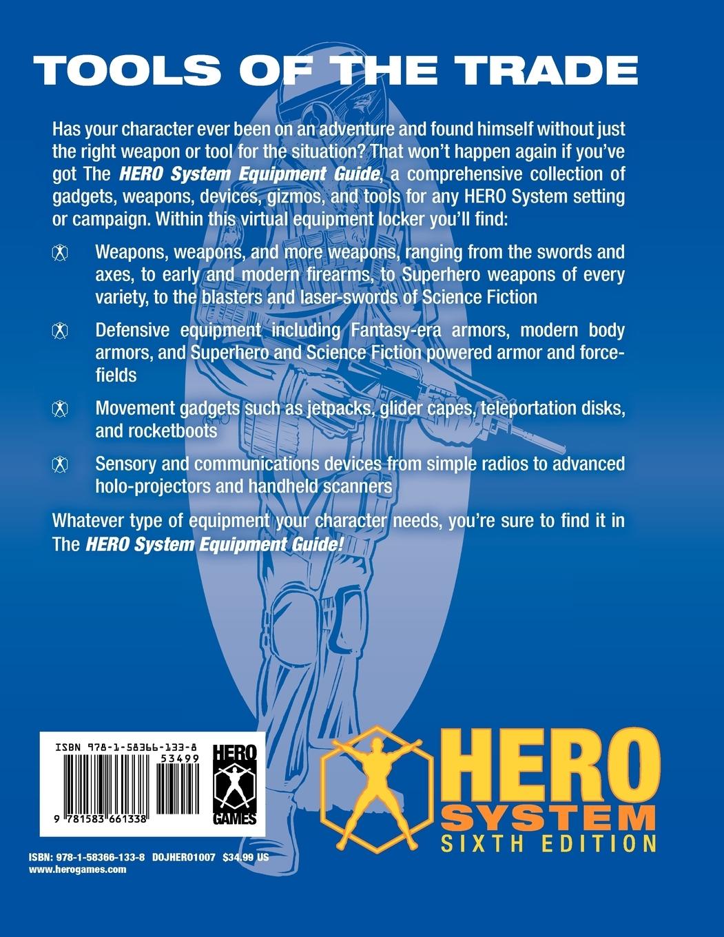 Rückseite: 9781583661338 | Hero System Equipment Guide (6th Ed) | Steven S. Long | Taschenbuch