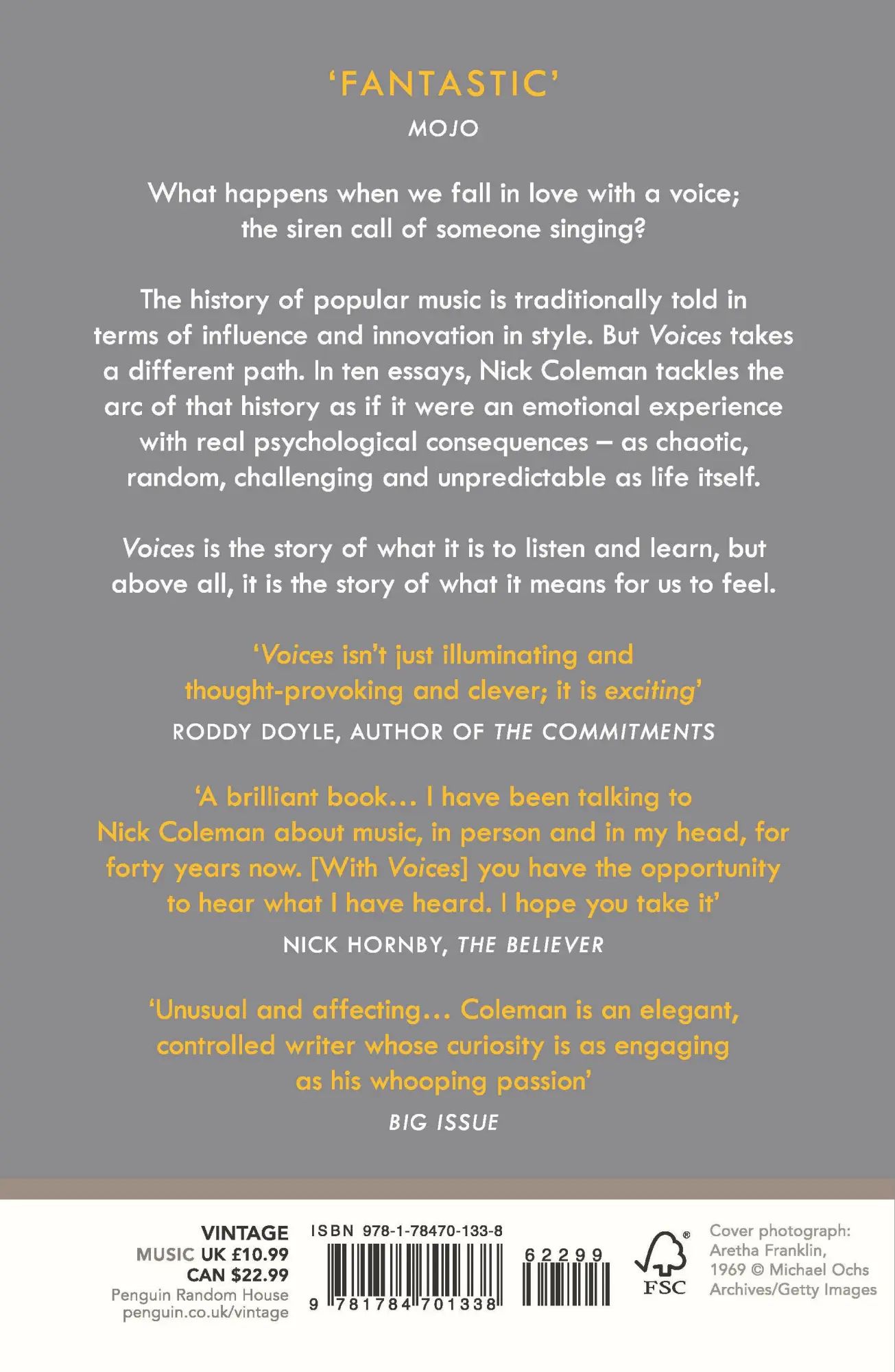 Rückseite: 9781784701338 | Voices | How a Great Singer Can Change Your Life | Nick Coleman | Buch
