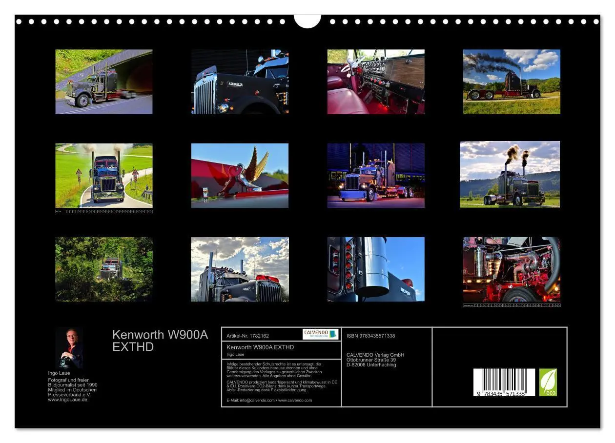 Bild: 9783435571338 | Kenworth W900A EXTHD (Wandkalender 2025 DIN A3 quer), CALVENDO...