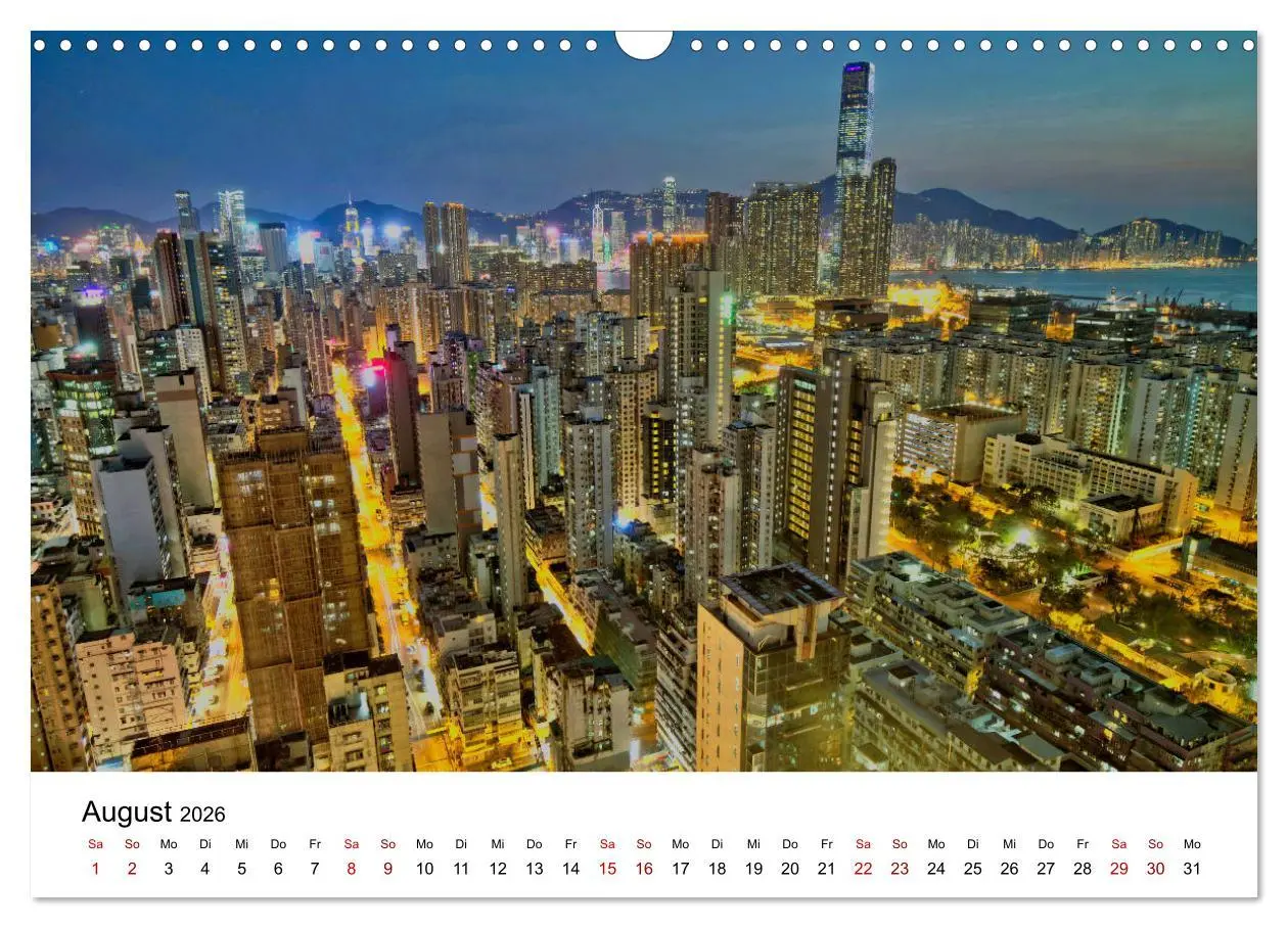 Bild: 9783457731338 | Megacity Hong Kong (Wandkalender 2026 DIN A3 quer), CALVENDO...