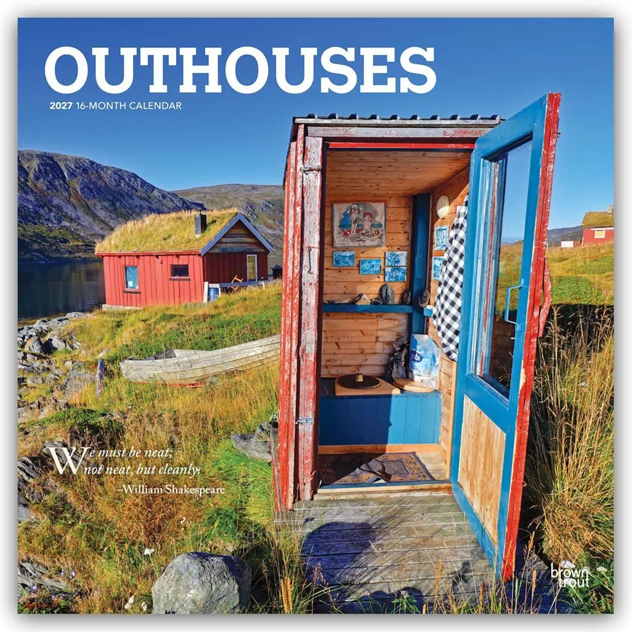Cover: 9798330711338 | Outhouses - Toilettenhäuschen 2027 - 16-Monatskalender | Publishers
