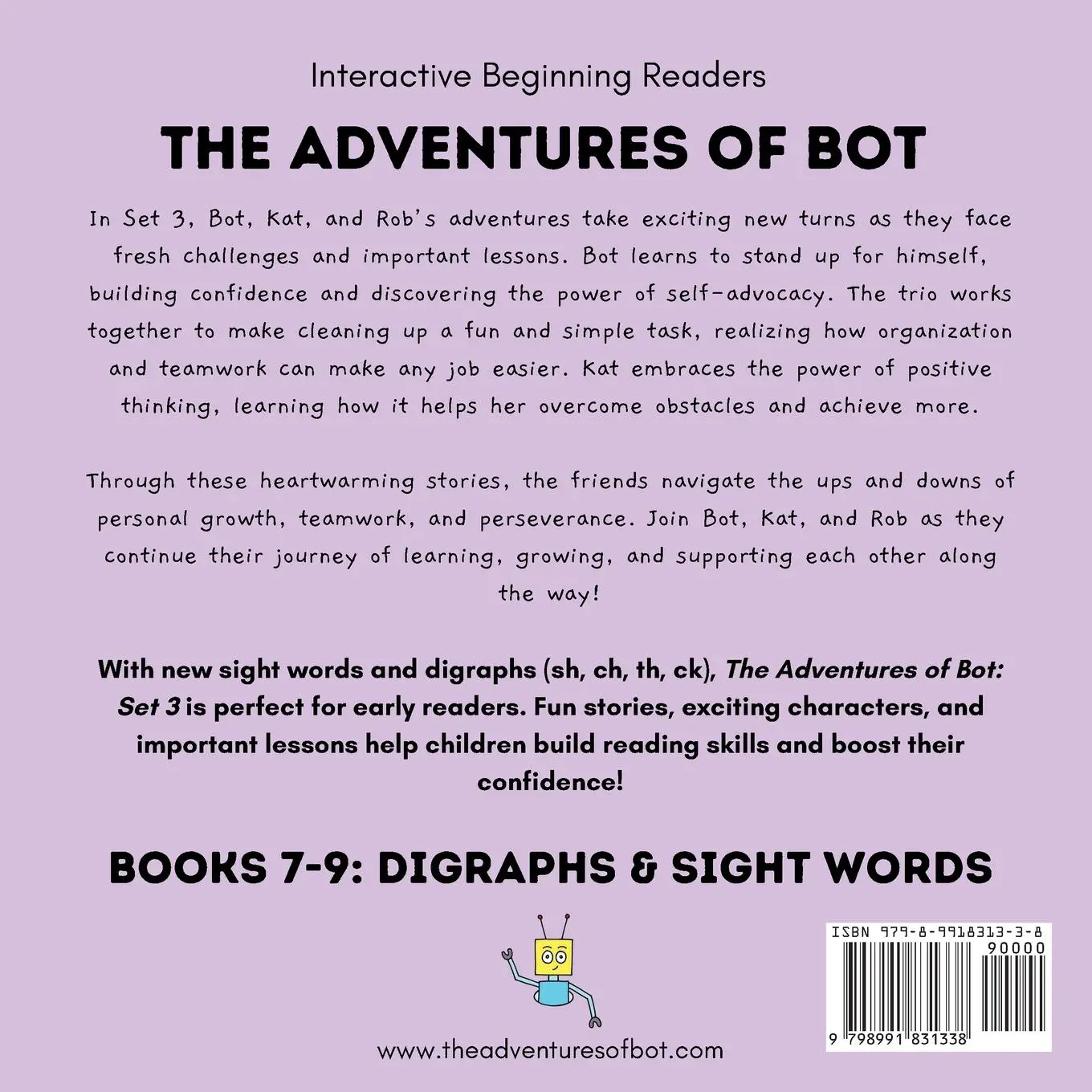Rückseite: 9798991831338 | The Adventures of Bot - Set 3 | Interactive Beginning Readers | Buch