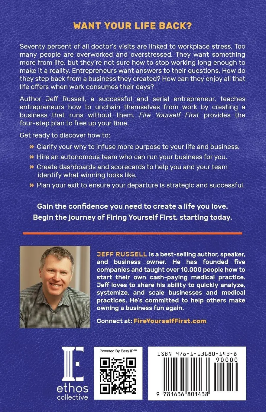 Rückseite: 9781636801438 | Fire Yourself First | Jeff Russell | Taschenbuch | Englisch | 2023