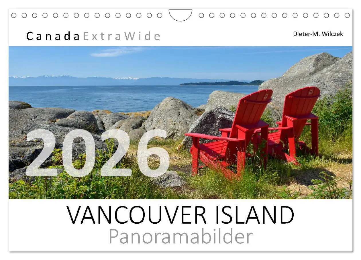 Cover: 9783457271438 | Vancouver Island Panoramabilder (Wandkalender 2026 DIN A4 quer),...
