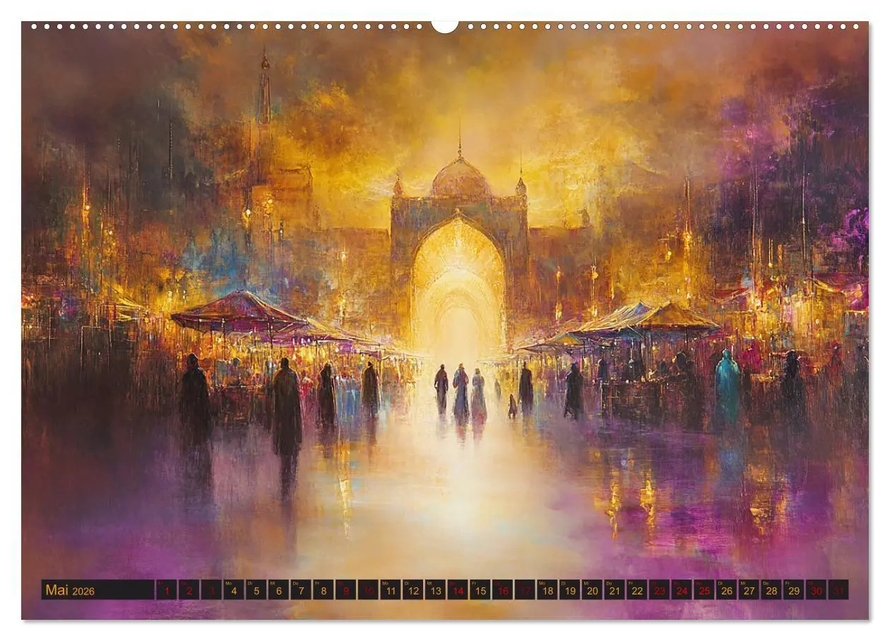 Bild: 9783457341438 | Visionen aus 1001 Nacht (hochwertiger Premium Wandkalender 2026 DIN...