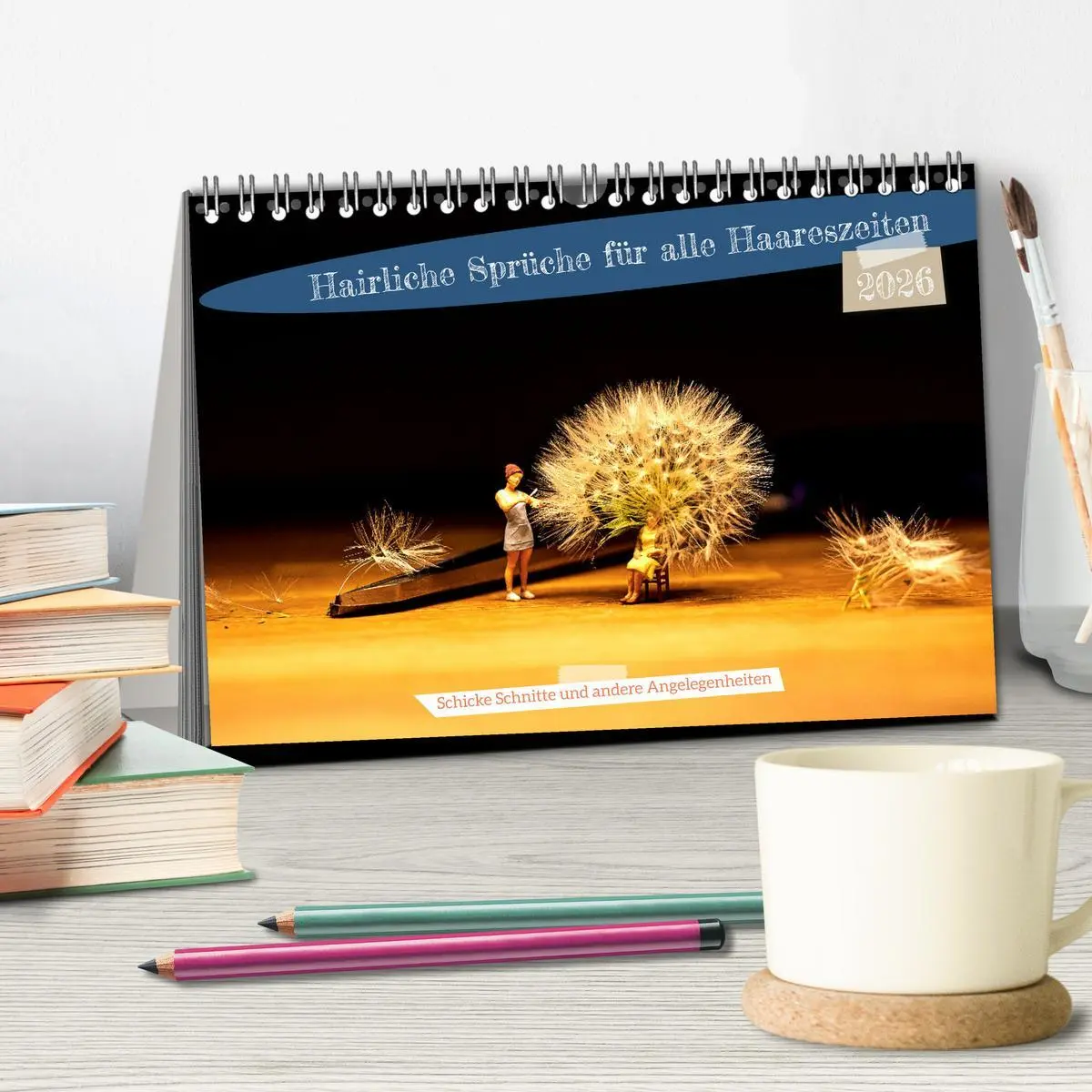 Bild: 9783457581438 | Hairliche Sprüche für alle Haareszeiten (Tischkalender 2026 DIN A5...