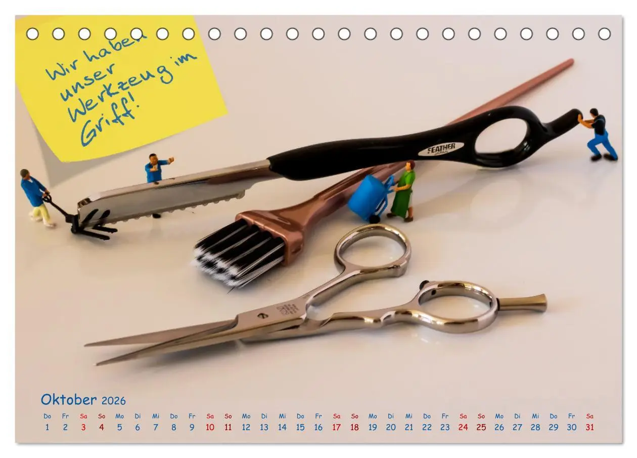 Bild: 9783457581438 | Hairliche Sprüche für alle Haareszeiten (Tischkalender 2026 DIN A5...