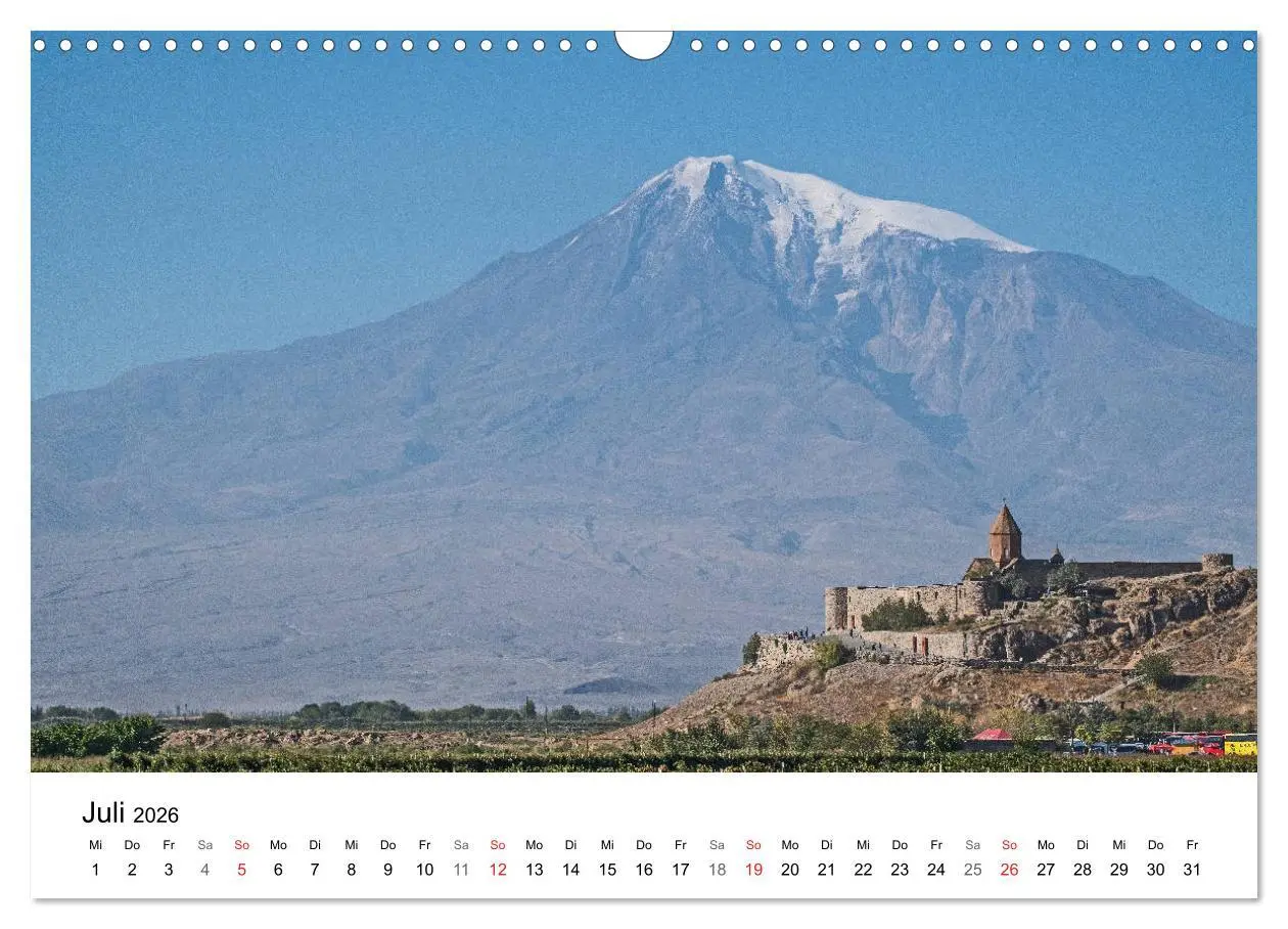 Bild: 9783457721438 | Eine Reise durch Armenien (Wandkalender 2026 DIN A3 quer), CALVENDO...