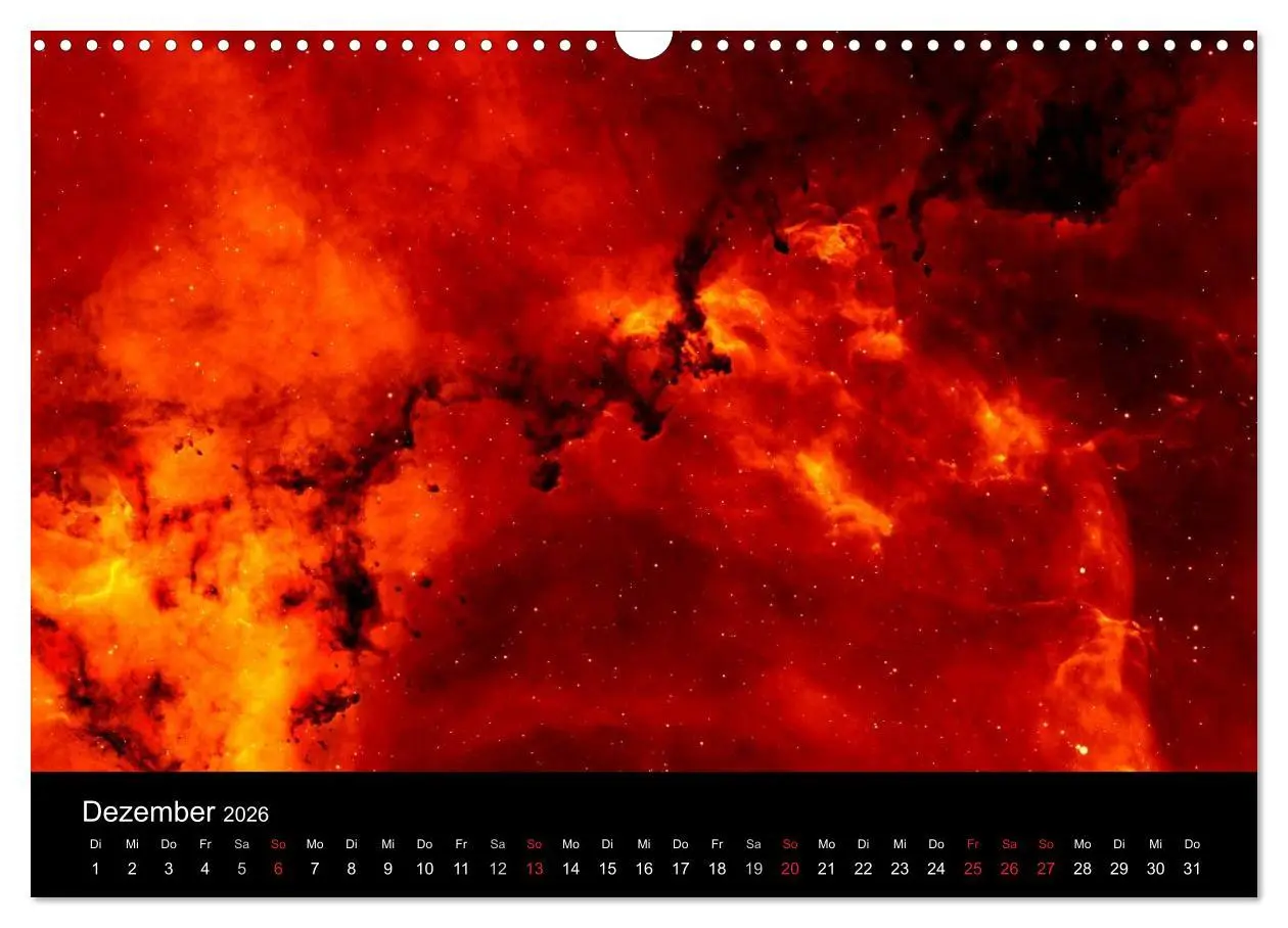 Bild: 9783457961438 | Der Weltraum. Spektakuläre Gasnebel und Galaxien (Wandkalender 2026...