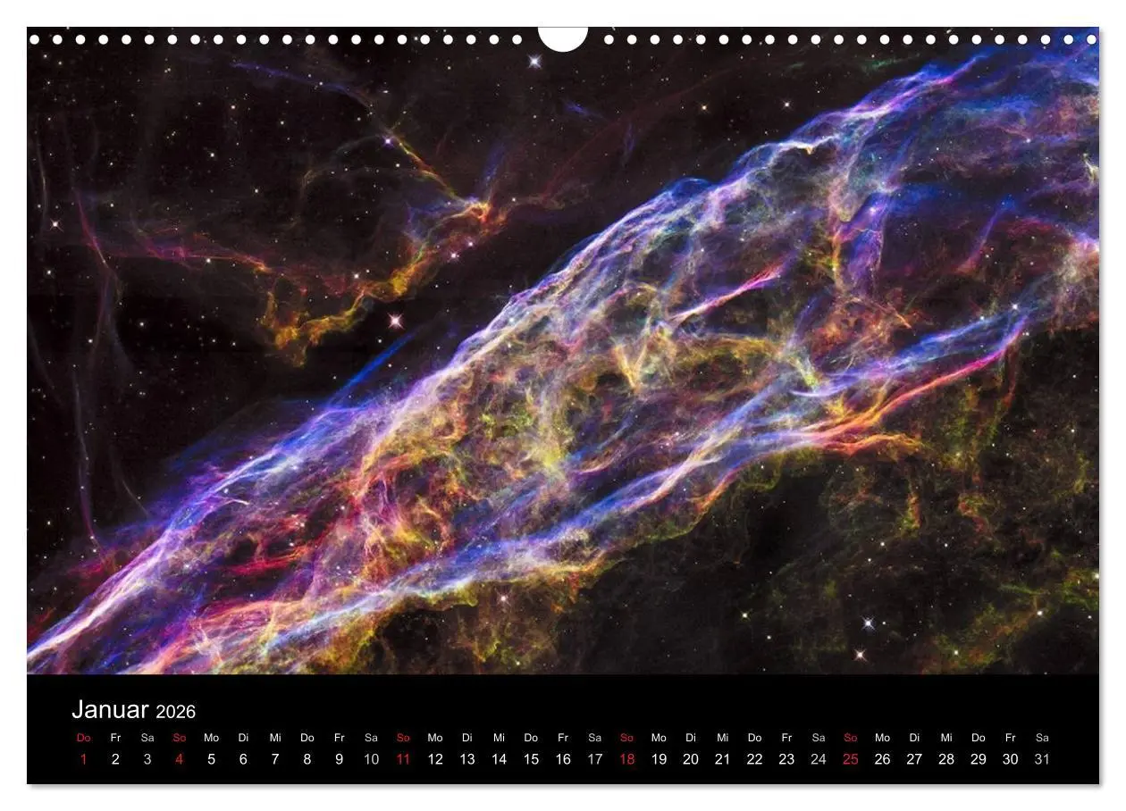 Bild: 9783457961438 | Der Weltraum. Spektakuläre Gasnebel und Galaxien (Wandkalender 2026...