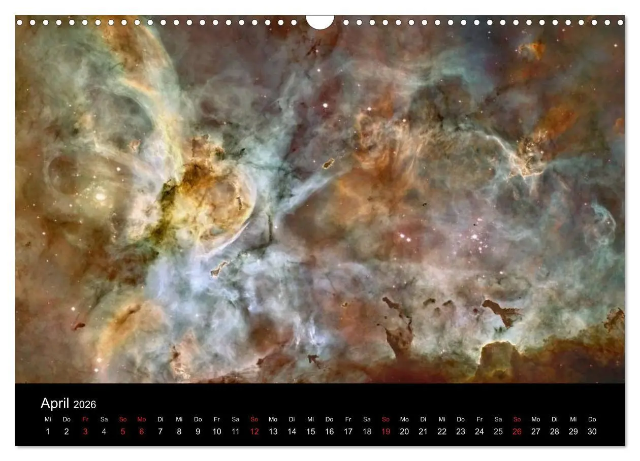 Bild: 9783457961438 | Der Weltraum. Spektakuläre Gasnebel und Galaxien (Wandkalender 2026...