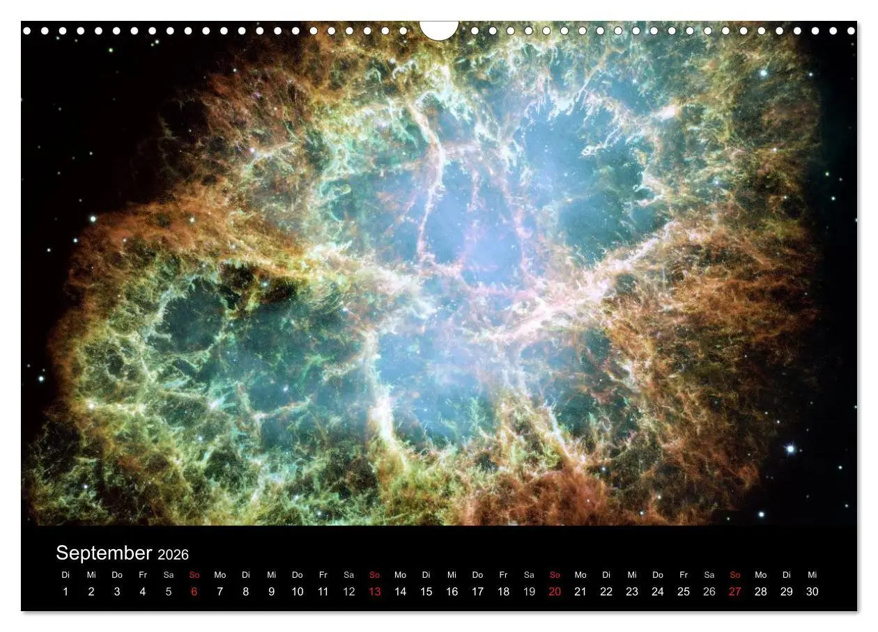 Bild: 9783457961438 | Der Weltraum. Spektakuläre Gasnebel und Galaxien (Wandkalender 2026...