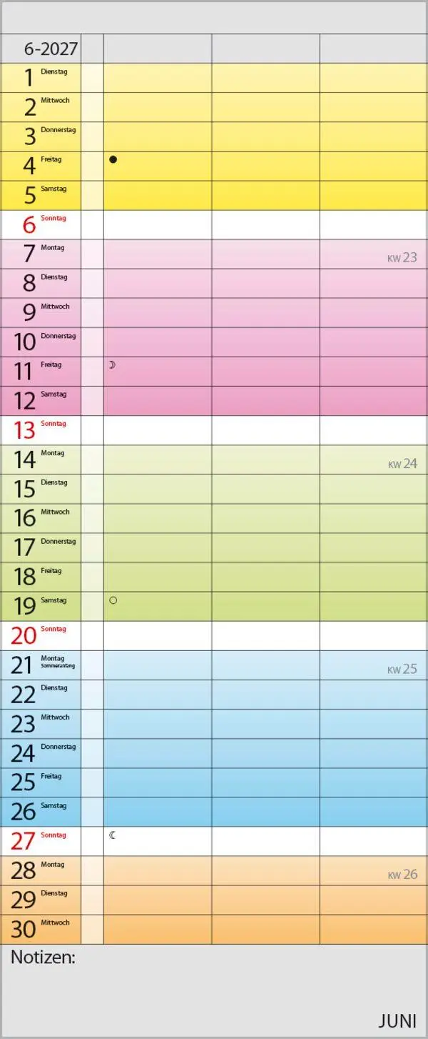 Bild: 9783819301438 | Farbenspiel - Planer für 2 2027 | Verlag Korsch | Kalender | 14 S.