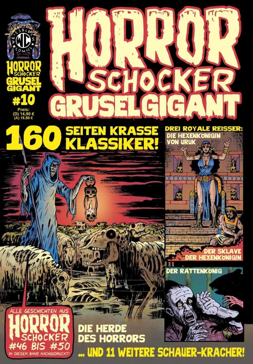 Cover: 9783869591438 | Horrorschocker Grusel Gigant 10 | Horrorschocker 46 bis 50 | Buch