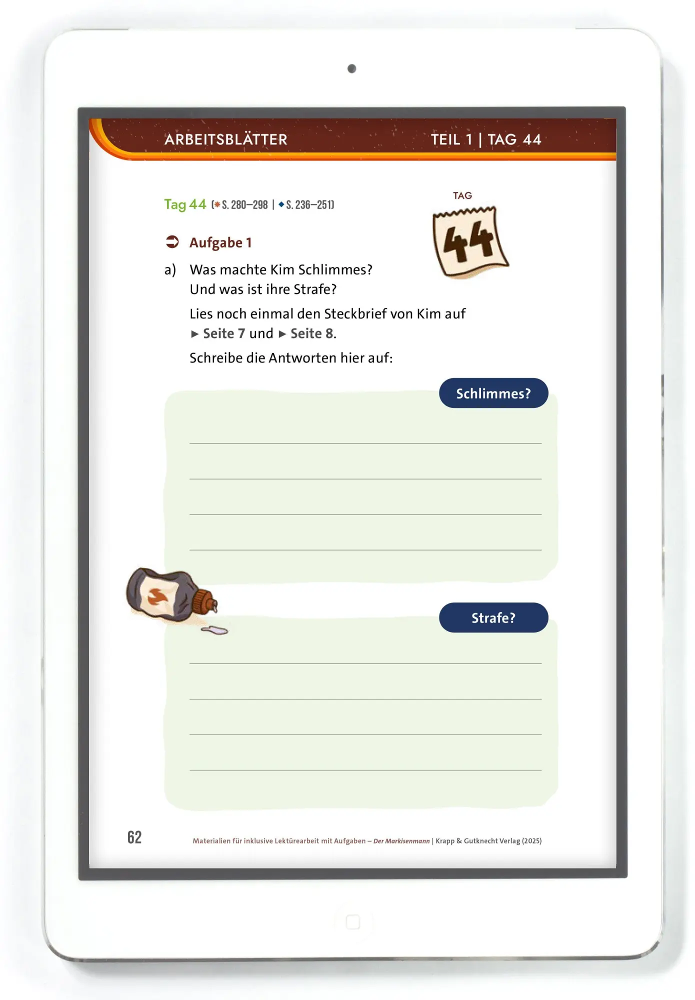 Bild: 9783963231438 | Der Markisenmann - Jan Weiler - Materialien für inklusive...