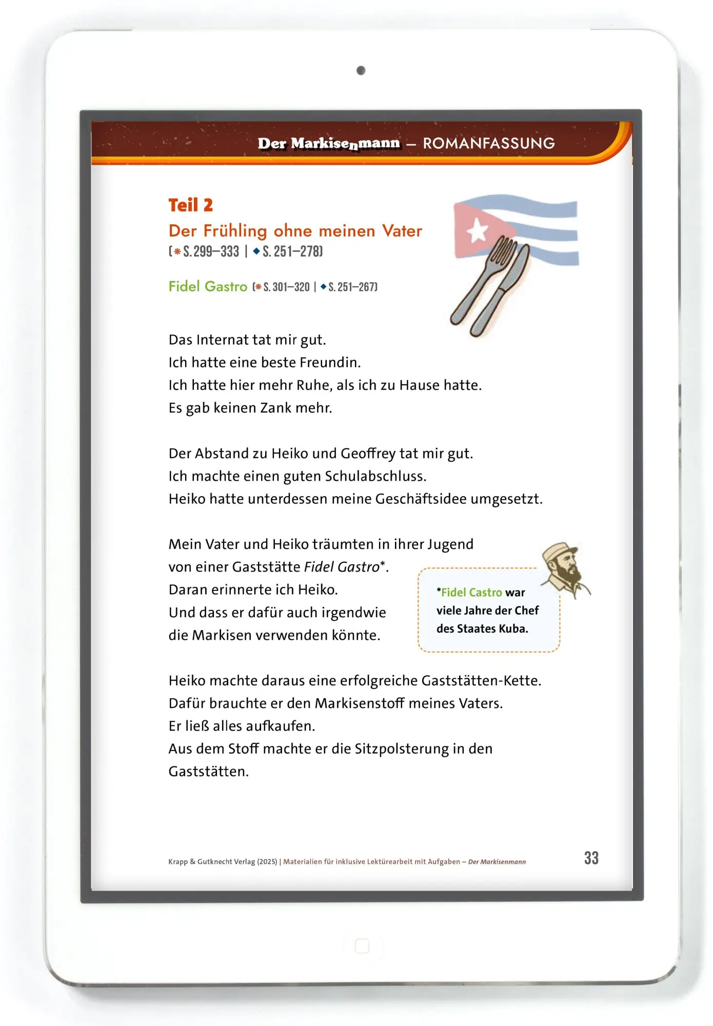 Bild: 9783963231438 | Der Markisenmann - Jan Weiler - Materialien für inklusive...