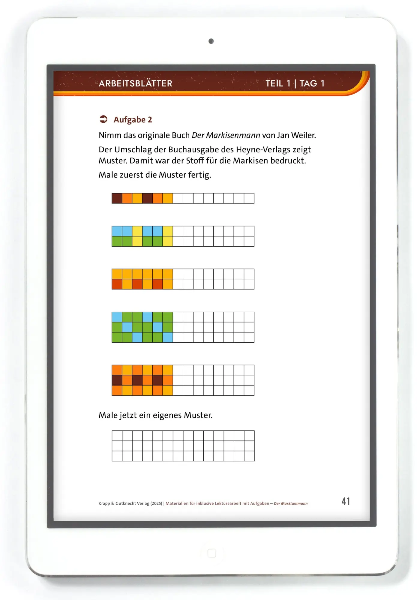 Bild: 9783963231438 | Der Markisenmann - Jan Weiler - Materialien für inklusive...