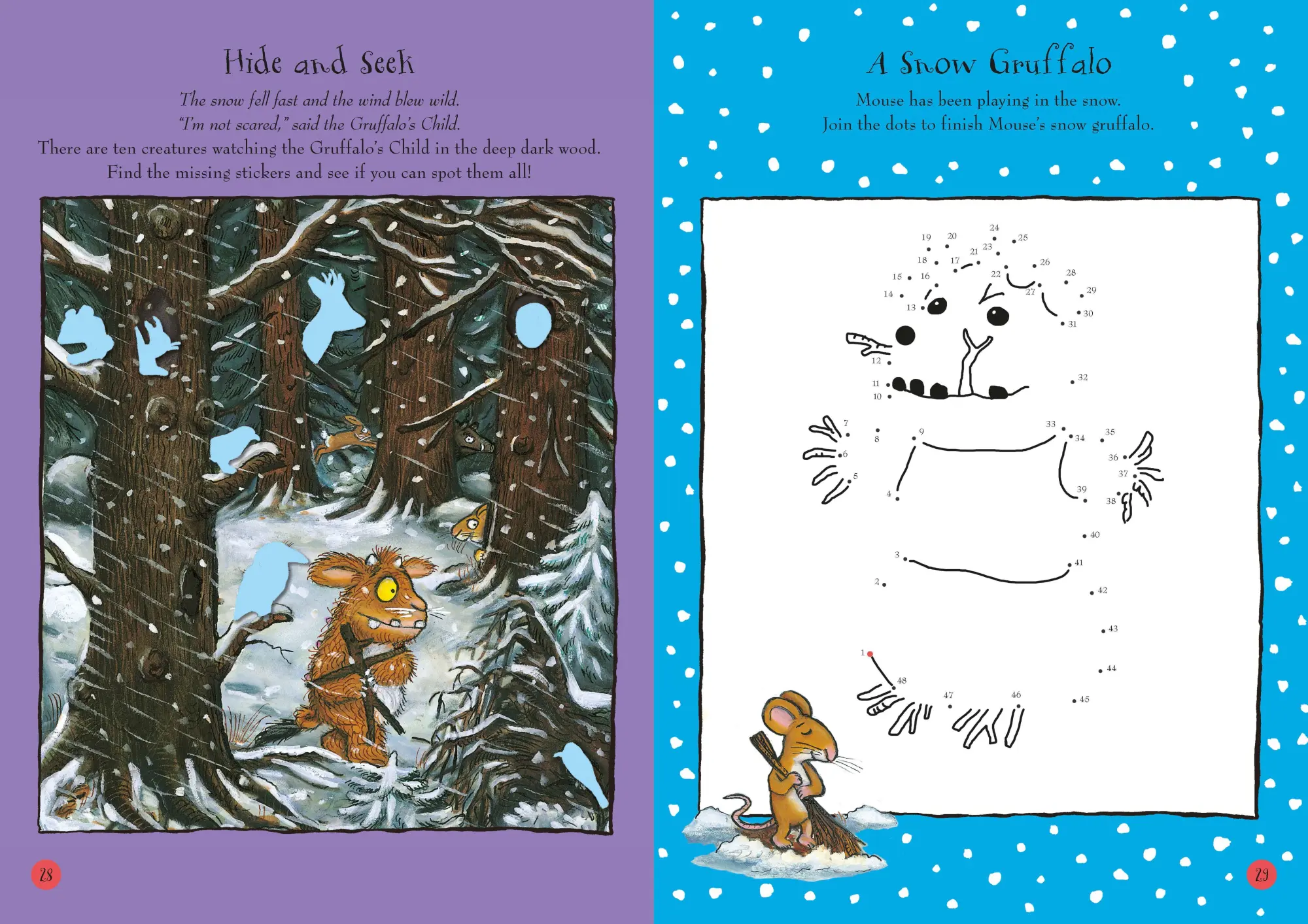 Bild: 9781035001538 | The Gruffalo and Friends Festive Super Sticker Book | Julia Donaldson