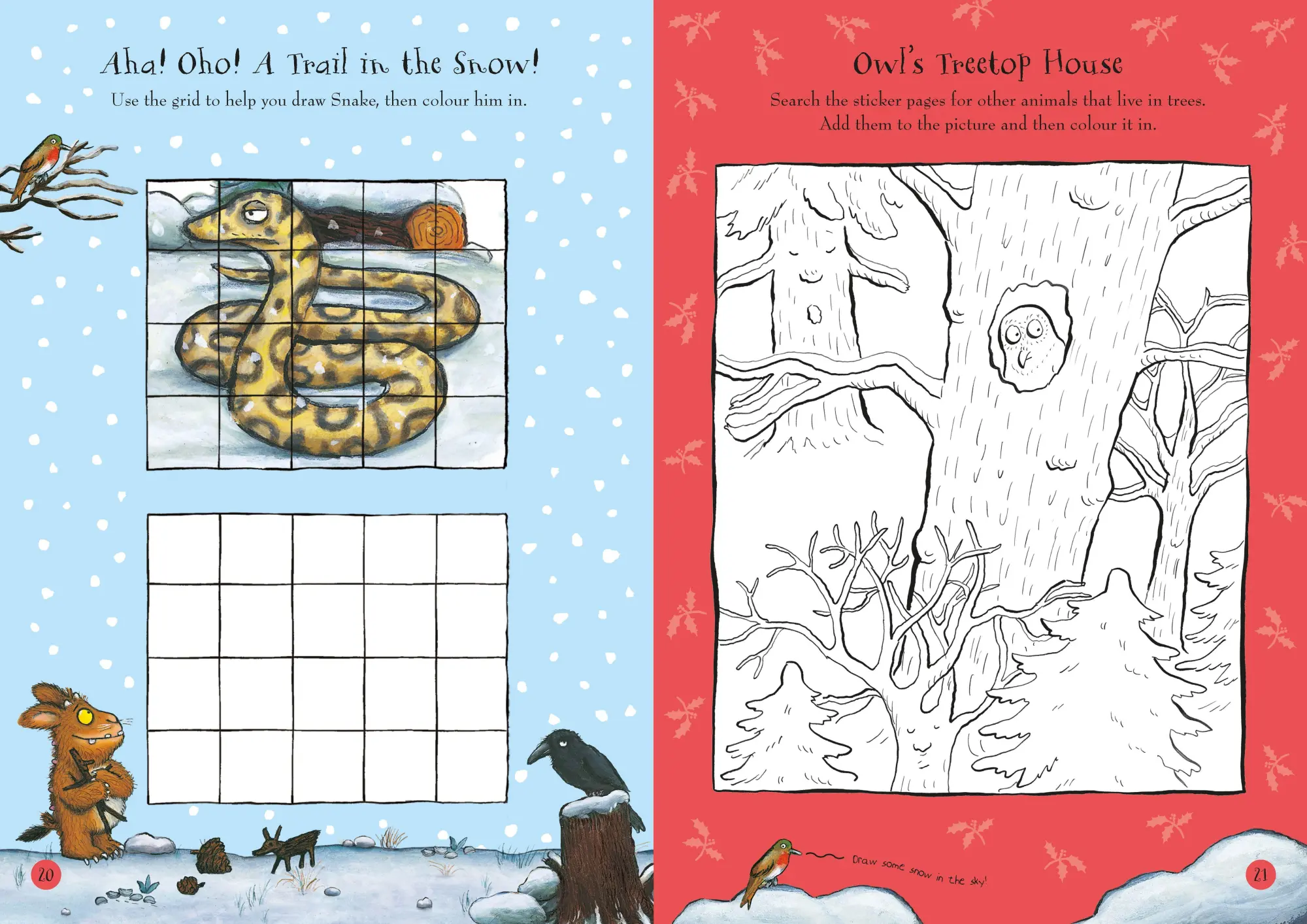 Bild: 9781035001538 | The Gruffalo and Friends Festive Super Sticker Book | Julia Donaldson