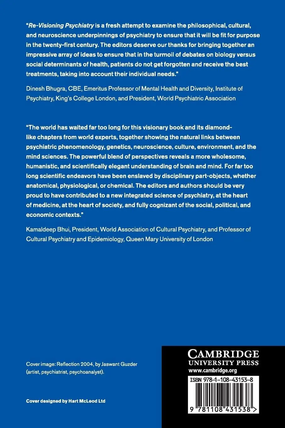 Rückseite: 9781108431538 | Re-Visioning Psychiatry | Laurence J. Kirmayer (u. a.) | Taschenbuch