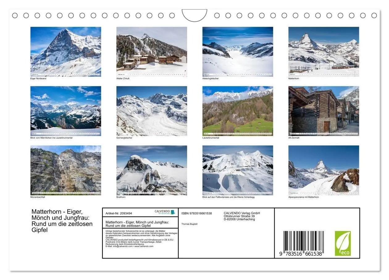 Bild: 9783516661538 | Matterhorn - Eiger, Mönch und Jungfrau: Rund um die zeitlosen...