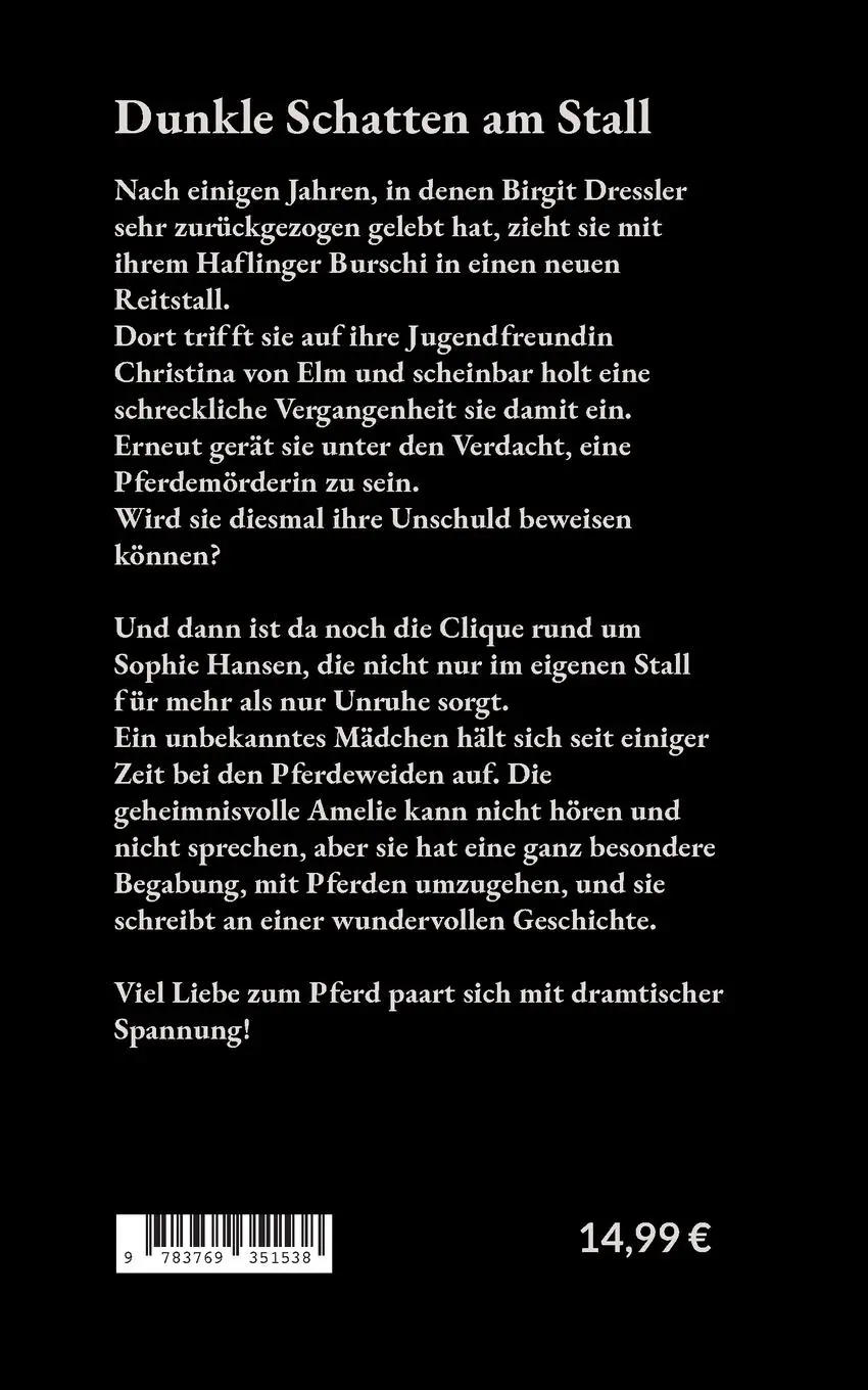 Rückseite: 9783769351538 | Dunkle Schatten am Stall | Eine Vergangenheit, die nicht ruhen will