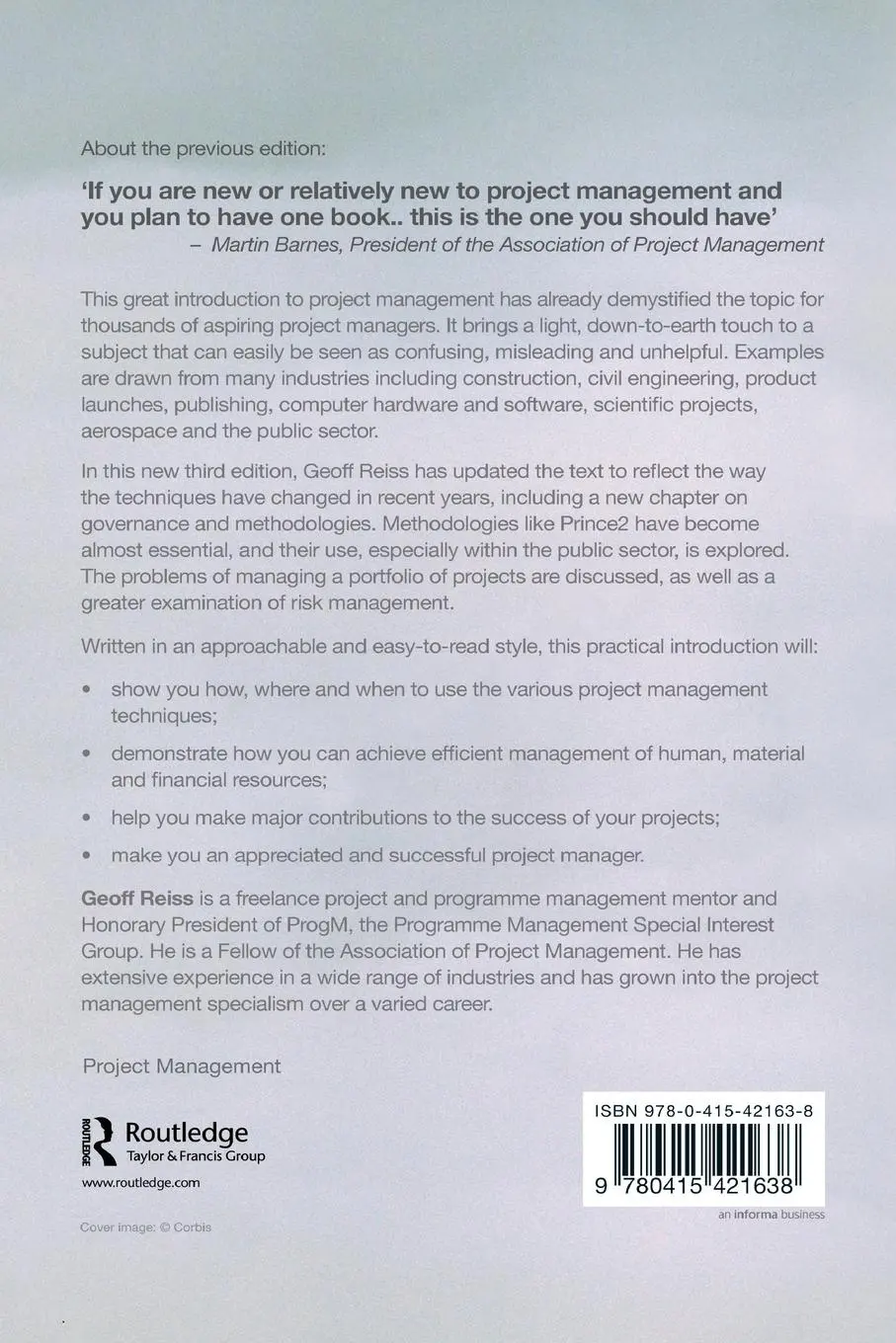 Rückseite: 9780415421638 | Project Management Demystified | Geoff Reiss | Taschenbuch | Englisch