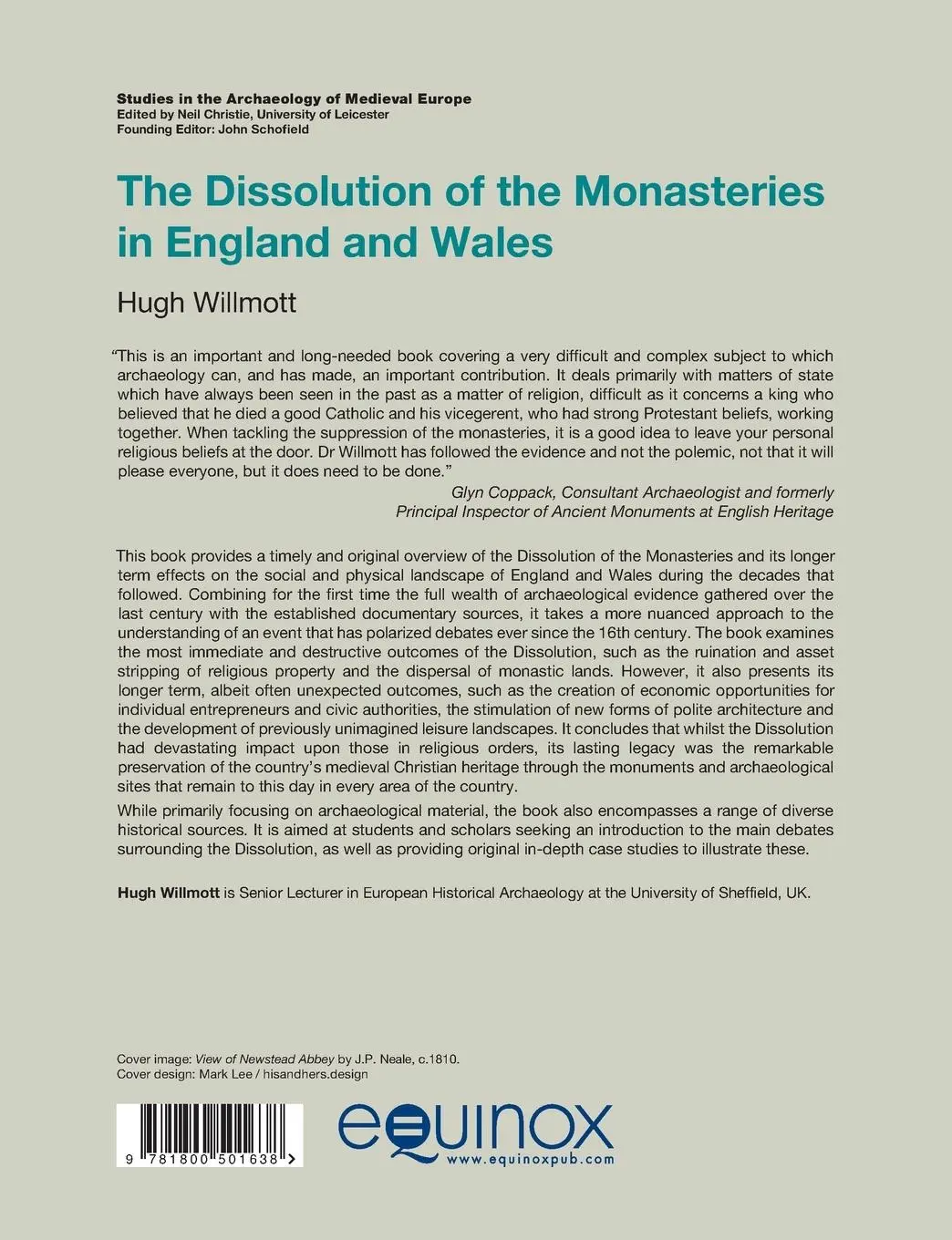 Rückseite: 9781800501638 | The Dissolution of the Monasteries in England and Wales | Willmott