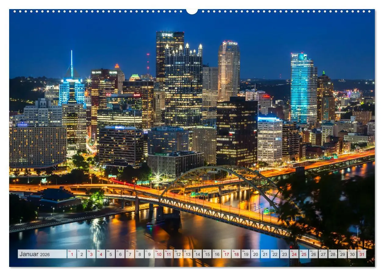 Bild: 9783457321638 | PITTSBURGH Charmante Impressionen (Wandkalender 2026 DIN A2 quer),...